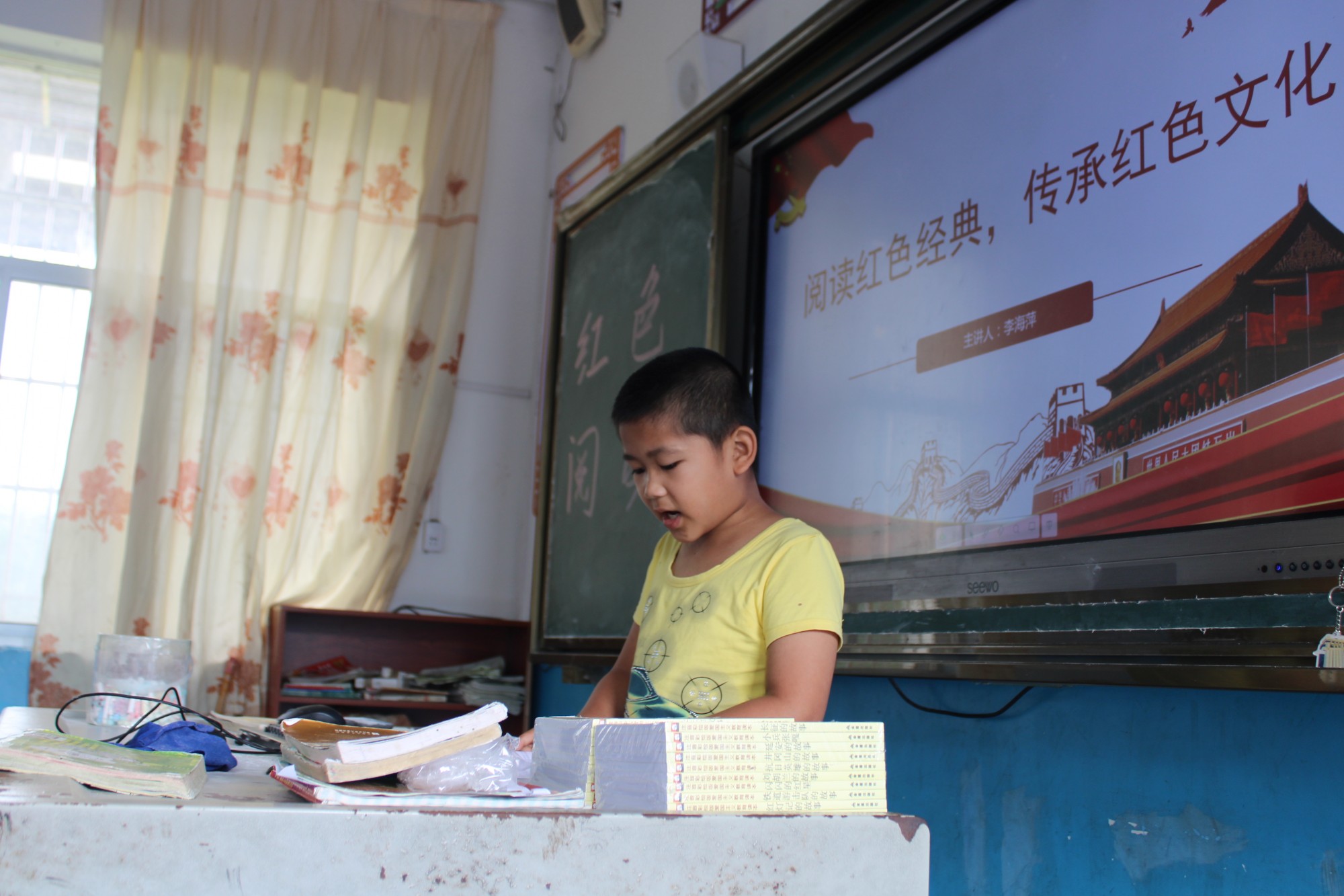 学生进行阅读分享
